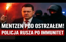 Mentzen pod ostrzałem! Policja rusza po immunitet po odpaleniu racy!