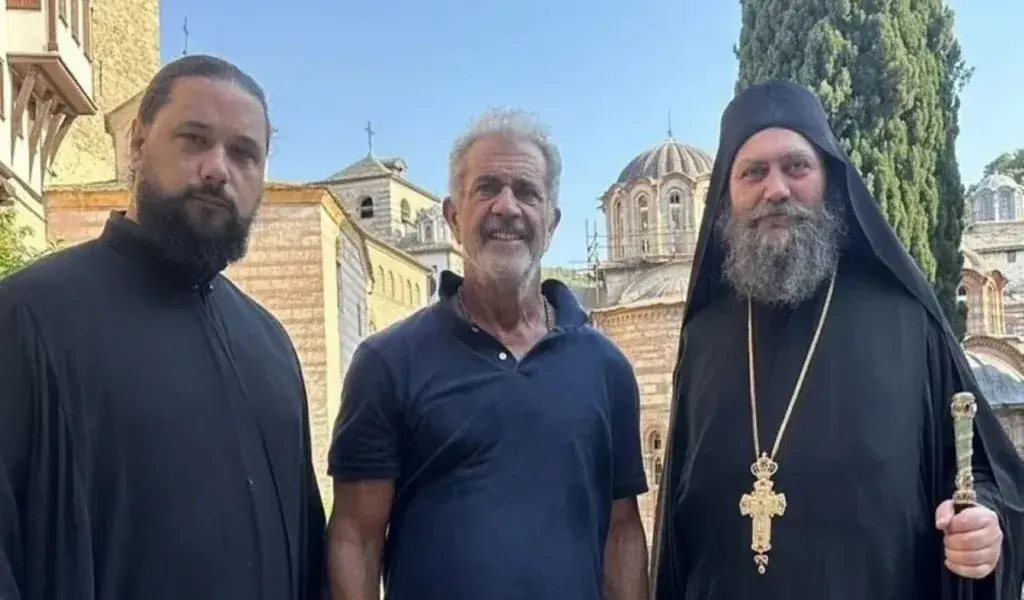Mel Gibson odwiedził klasztor na górze Atos