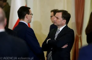 Nawet partia Ziobry może nie poprzeć Morawieckiego w głosowaniu na premiera