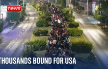 „Inwazja” nielegalnych migrantów na amerykańską granicę