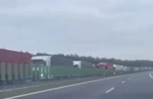 Niemieccy celnicy zatrzymują polskie ciężarówki na granicy - korek ma 40 km.