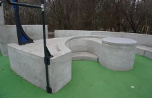 Betonowa konstrukcja za pół miliona złotych, czyli flowpark na Ursynowie