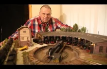 Zbudował jedną z największych makiet kolejowych w Polsce