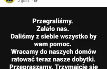 Strażacy z Bodzanowa przepraszają, że nie ochronili swojej gminy przed powodzią.