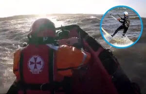 Akcja ratunkowa na Bałtyku. W Boże Narodzenie musieli ratować kitesurfera