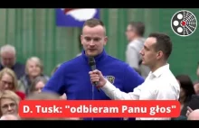 D. Tusk: "Odbieram Panu głos. Nie, nie dokończy Pan."