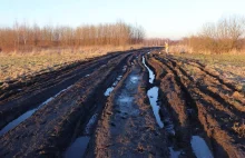 Myszków - grupa off-roaderów zniszczyła lokalne drogi podczas zbiórki dla WOŚP