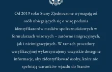 Ambasada USA w Polsce nakazuje upublicznienie wszelkich kont w mediach społeczno