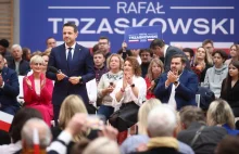 Incydent na wiecu Trzaskowskiego. "Bez nerwów, już uciekacie?"