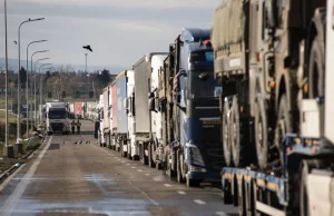 Protest rolników. Ukraińscy przewoźnicy mieli dość. Interweniowała policja