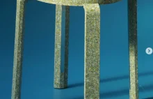 Stołki z banknotów i kanapy z bramek koncertowych. Modne meble z recyklingu