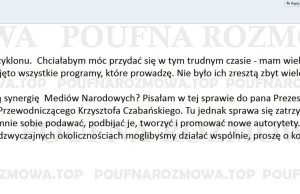 Ujawniono mail prezenterki TVP do Michała Dworczyka