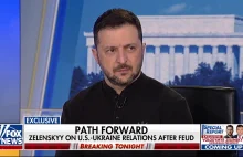 Wywiad w Fox News z Zalenskyym po wczorajszej aferze