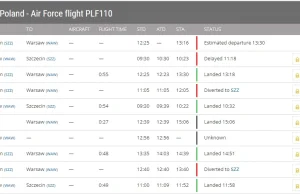 Co ten rządowy B737 tak często kursuje między Wawą, a Szczecinem?