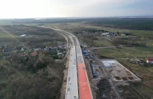 Trwają zaawansowane prace na budowie odcinka drogi ekspresowej S6 obwodnicy Kosz
