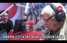 Tomasz Knapik czyta instrukcję obsugi odkurzacza!
