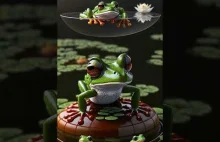 Cute frog animacja