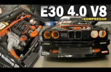 BMW E30 4.0 V8 Kompresor, Marek Matuszewski Drift Car