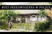 Wieś przedwojenna w Polsce na starych kolorowych fotografiach