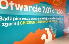 Rok za darmo w POPEYES. Vouchery na Chicken Sandwich zostaną rozdane na otwarciu