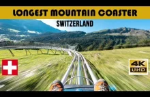 Najdłuższa górska kolejka górska w Szwajcarii
