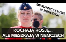 Zwolennicy Putina i jego polityki mieszkający w Niemczech. Putinversteher