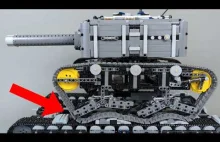 Testowanie zawieszenia czołgu LEGO