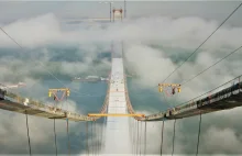 Otwarto trzeci najdłuższy wiszący most w Europie. Co za gigant!