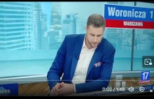 Funkcjonariusz TVP w akcji, zero jakichkolwiek standardów