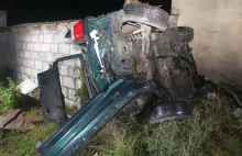 Tragiczny wypadek BMW e36 - nie żyje kierowca, nieletnia pasażerka w szpitalu