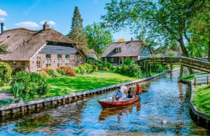 Giethoorn - rustykalna "Wenecja" w Holandii