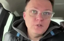 Hołownia wystraszył się śmieciarki