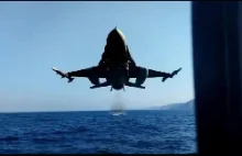 Ekstremalny low pass F-16...