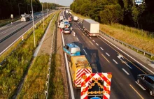 Karambol na autostradzie A4 w Mysłowicach [VIDEO]