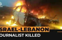Dziennikarze ostrzelani w Libanie