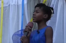 Uczennice ze szkoły polonijnej na Haiti w Cazale.