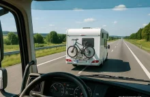 "Sezon na kampery rozpoczęty" Zmiana pasa przed ciężarówką, czy wiesz co robisz?