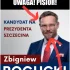 Pisowcy nie przyznają się do tego, że są z PiSu. Na plakatach brak logotypu