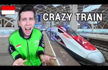 Podróż PIERWSZĄ KLASĄ szybkim pociągiem z Dżakarty do Bandung | WHOOSH