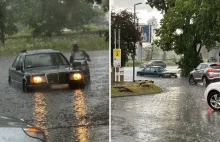 Ulewa z gradobiciem w Szczecinie [ZDJĘCIA I FILMY]