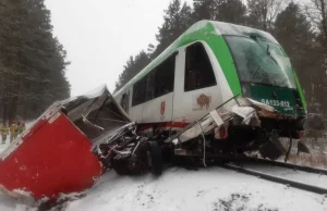 Wypadek na przejeździe kolejowym pod Sokółką. Jedna osoba nie żyje
