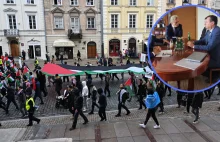 Warszawa: Skandaliczny transparent na proteście. Ambasador Izraela chce natychmi