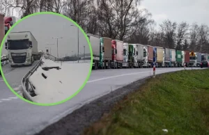 Ukraina omija blokadę przewoźników na granicy z Polską. Przewozi TIR-y koleją.