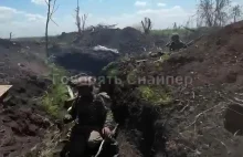 moment postrzelenia ukraińskiego żołnierza