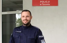 Toruń. 16-latka skoczyła z mostu do Wisły. Policjant ruszył na pomoc