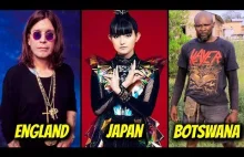 Najlepsze metalowe kapele z każdego kraju na Ziemi wg. Spotify.