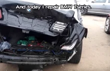 BMW 7. Naprawa blacharska