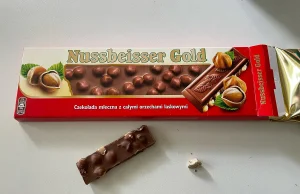 Uwaga na znaną czekoladę z całymi orzechami laskowymi Nussbeisser