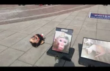Fakty o okrucieństwie EKSPERYMENTÓW NA ZWIERZĘTACH. Protest wegan w Warszawie
