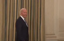 Prezydent Biden kończy konferencję